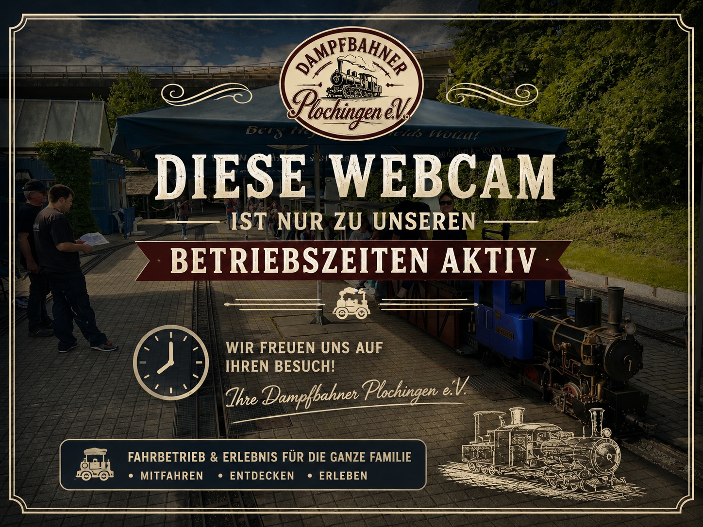 WebCam Parkbahn in den Neckarauen